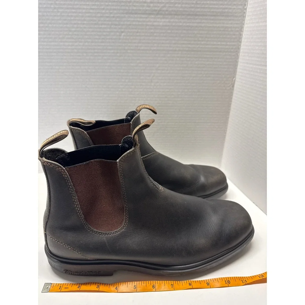 Blundstone 062 Chelsea Boots Brown‎ Leather Mens Size 12 AU/UK Dress Boot